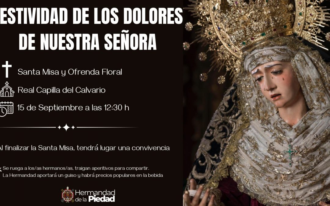 Festividad de los Dolores de María